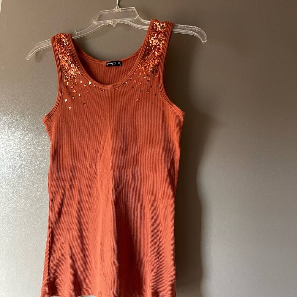 F.A.N.G sequined tank junior’s large.